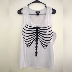 Teenage Runaway ribcage tank top